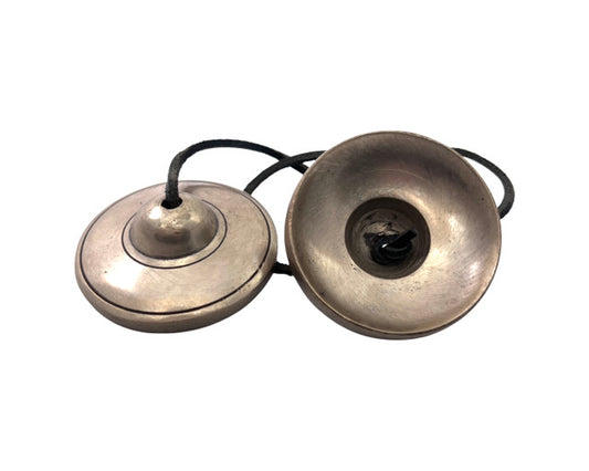 Tibetan Gong Tingsha Cymbals - Premium Plain Design